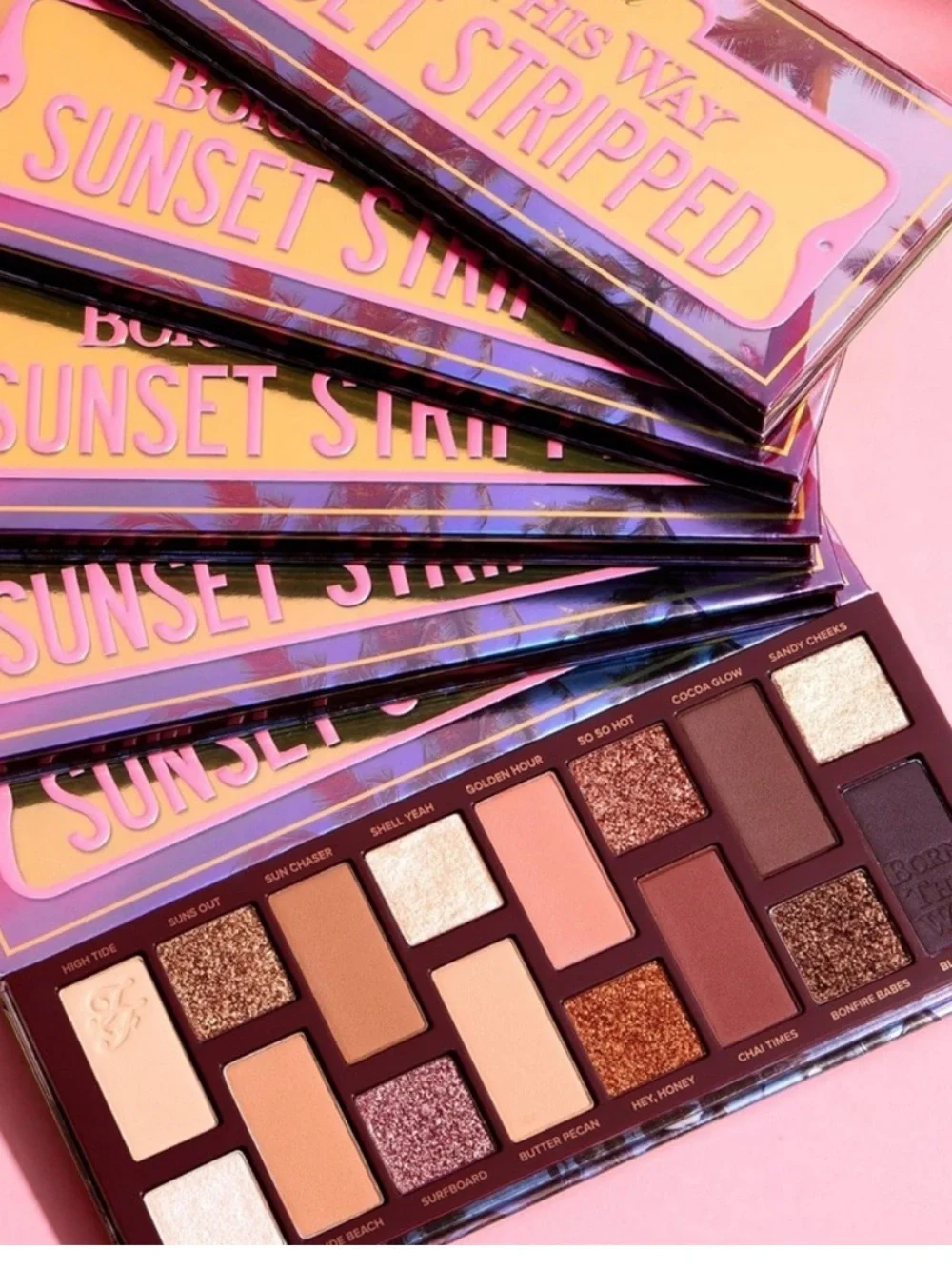 Too Faced Born This Way Sunset Stripped Eyeshadow Palette New in Box